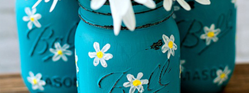 Painted Jars upgraded Painted Jars upgraded